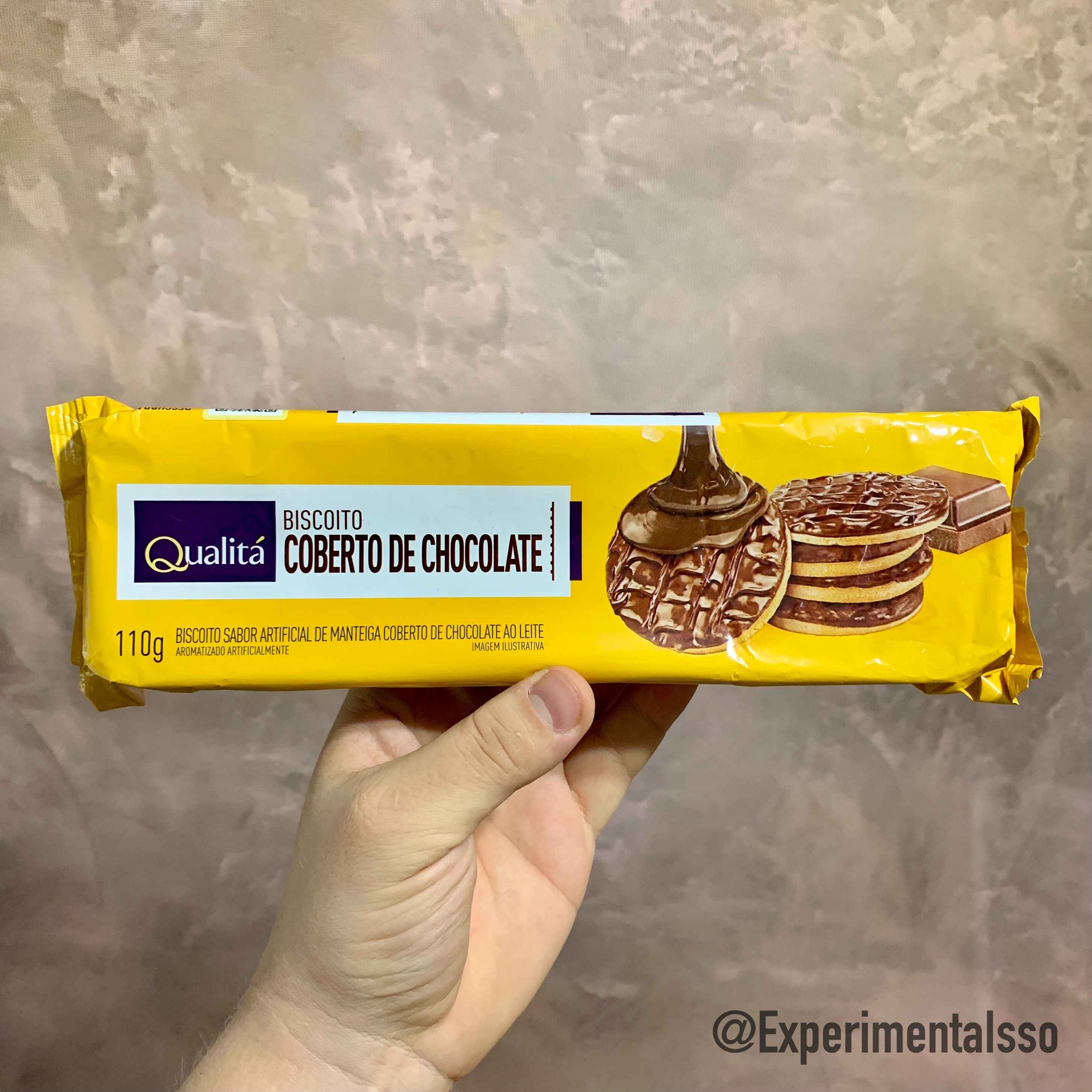 Qualitá – Biscoito Coberto de Chocolate