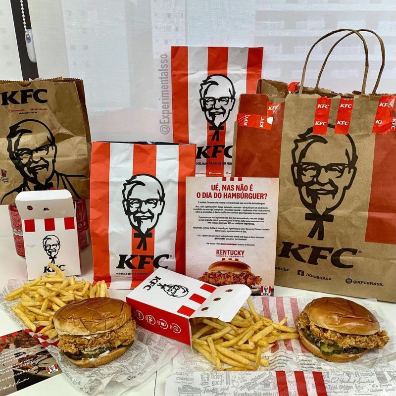 KFC no Dia do Hambúrguer