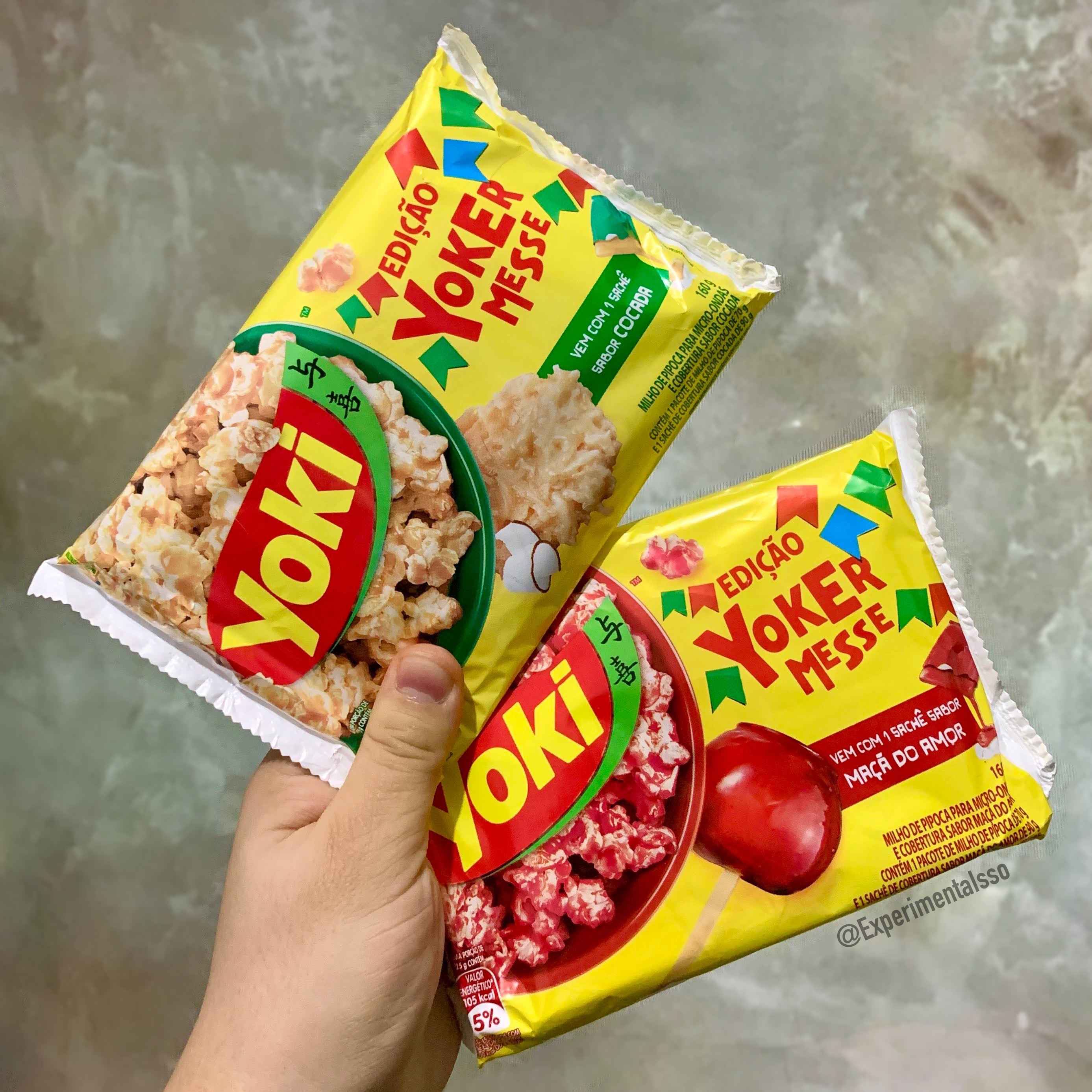 Pipoca sabor Maçã do Amor e Cocada!