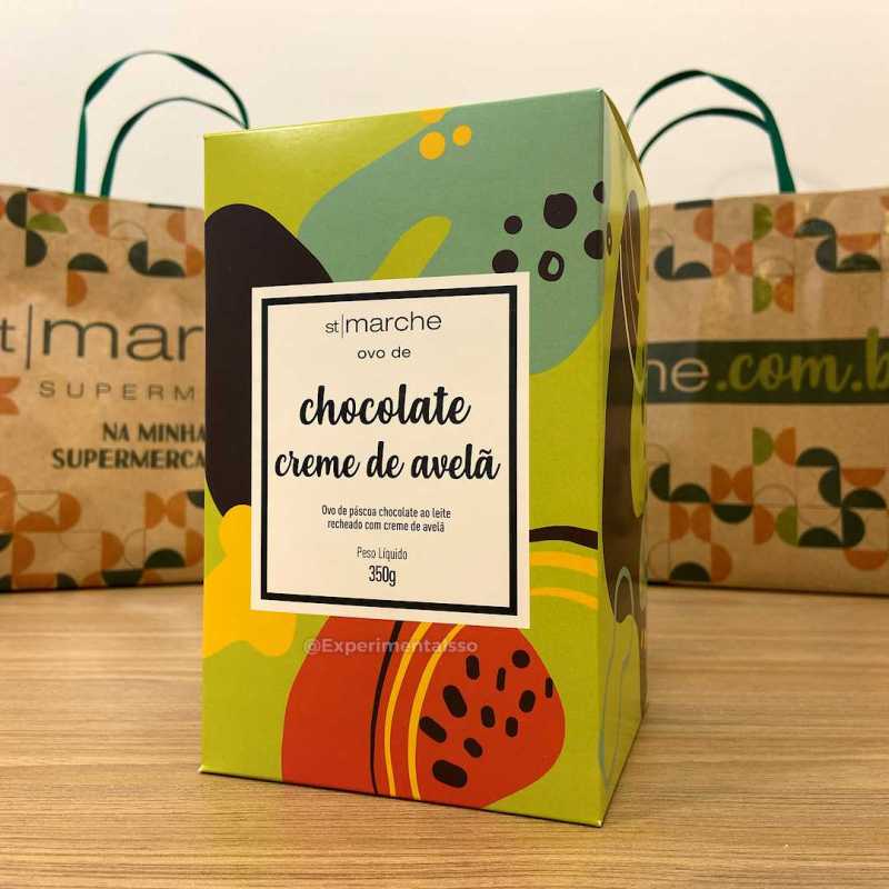 Ovo Pascoa recheado com Creme de Avelã do St Marche