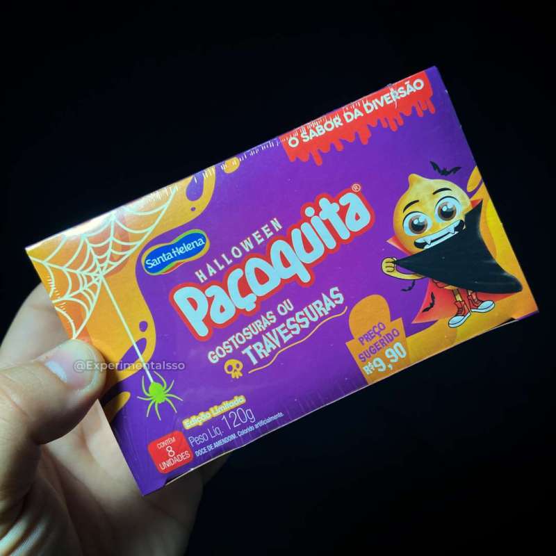 Paçoquita Halloween 2022 (Pinta a Lingua e Explode na Boca)