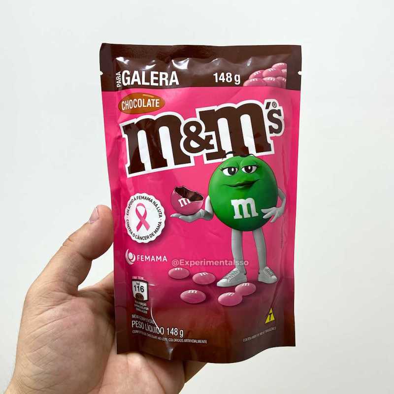 M&Ms Edição Limitada Outubro Rosa 2022