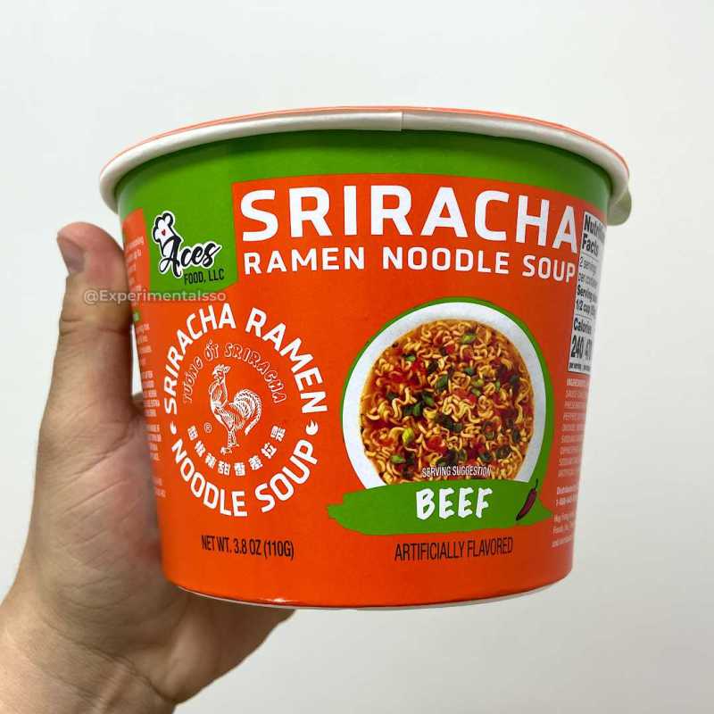 Aces Sriracha Ramen Noodle Soup Beef