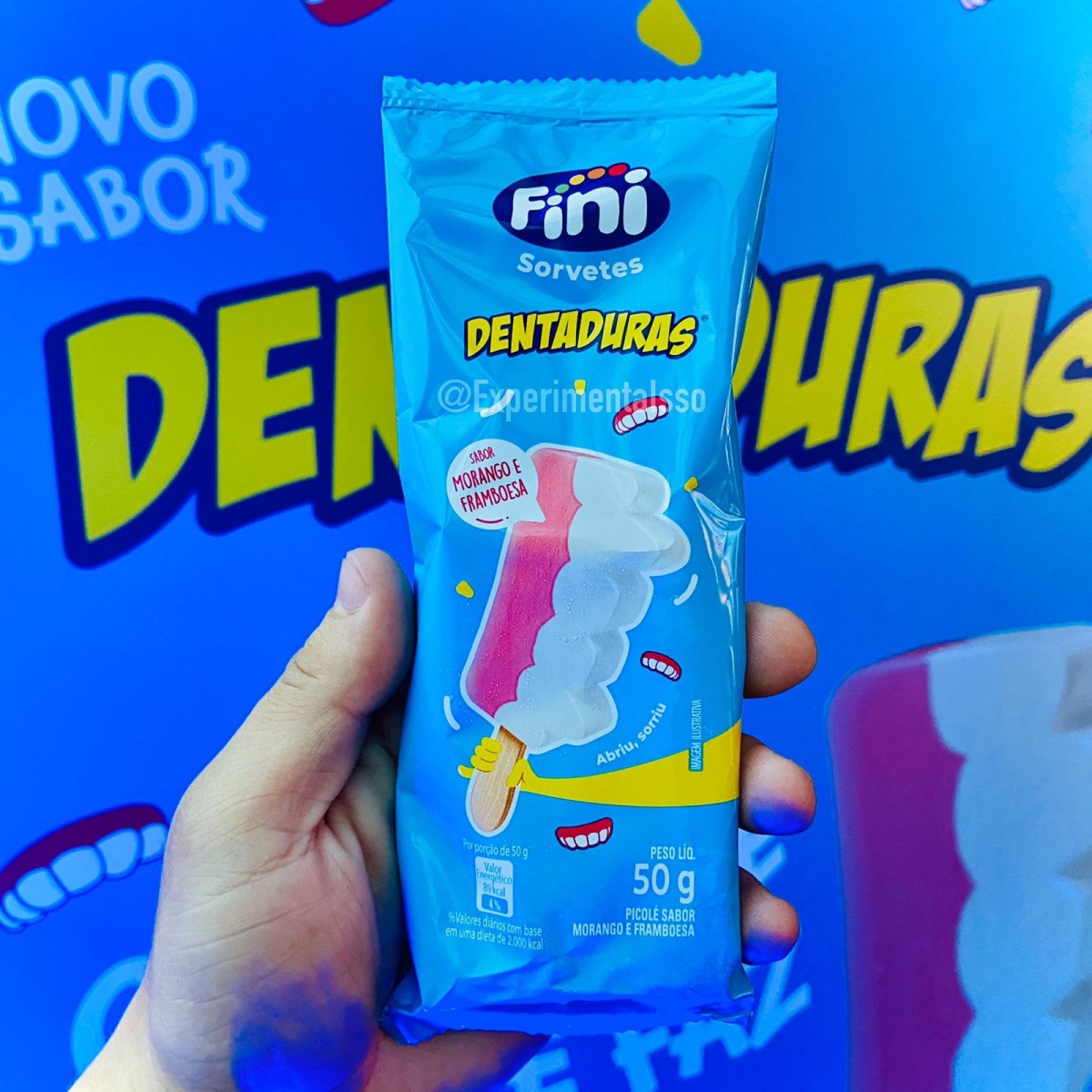 Novo sorvete de Dentaduras da FINI 😍😍😍