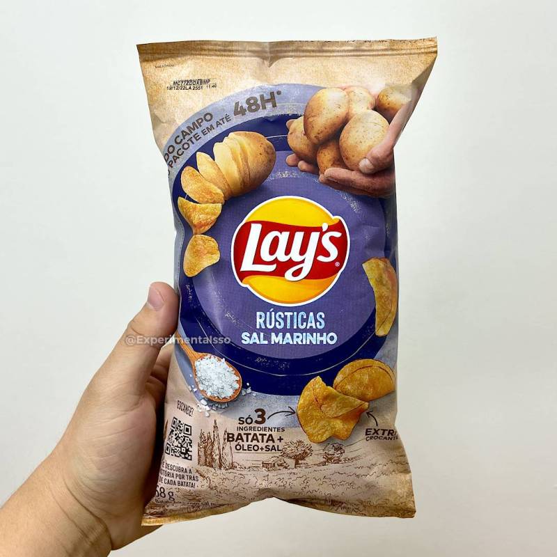 Lay’s Rusticas – Sabor Sal Marinho