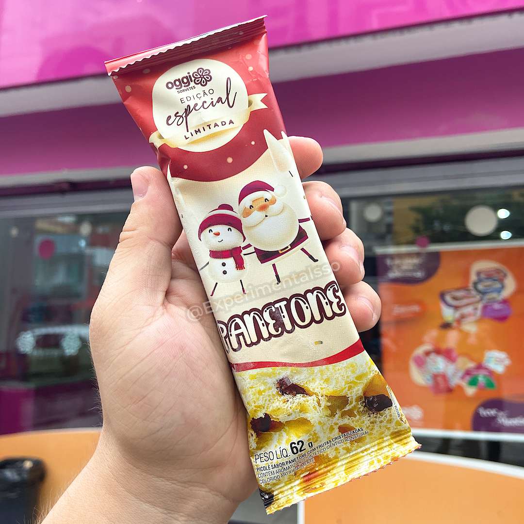 Picolé de Panetone – Oggi Sorvetes Edição Especial Limitada
