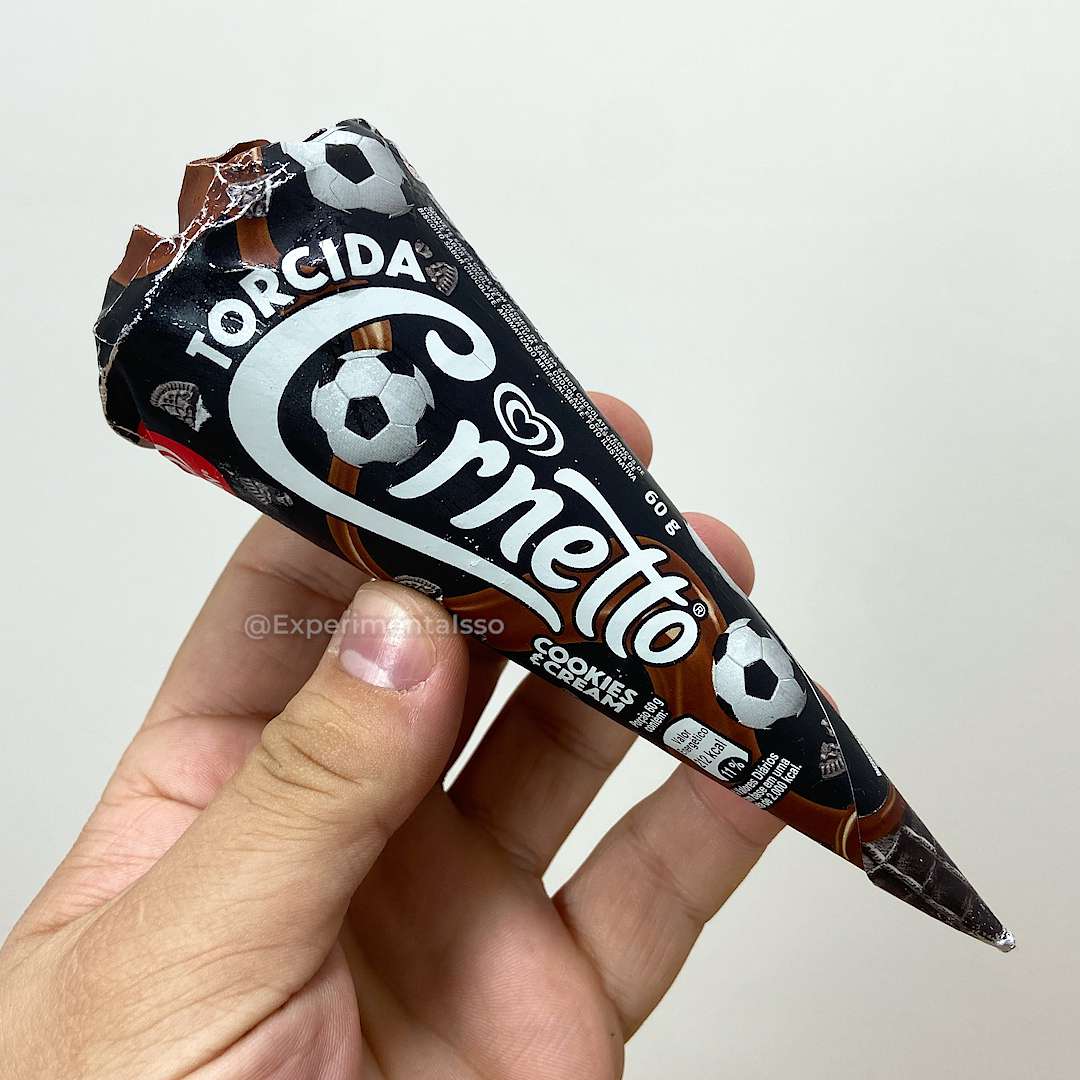 Kibon Cornetto Torcida Cookies e Cream