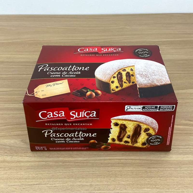 Pascoattone de Creme de Avelã com Cacau da Casa Suíça