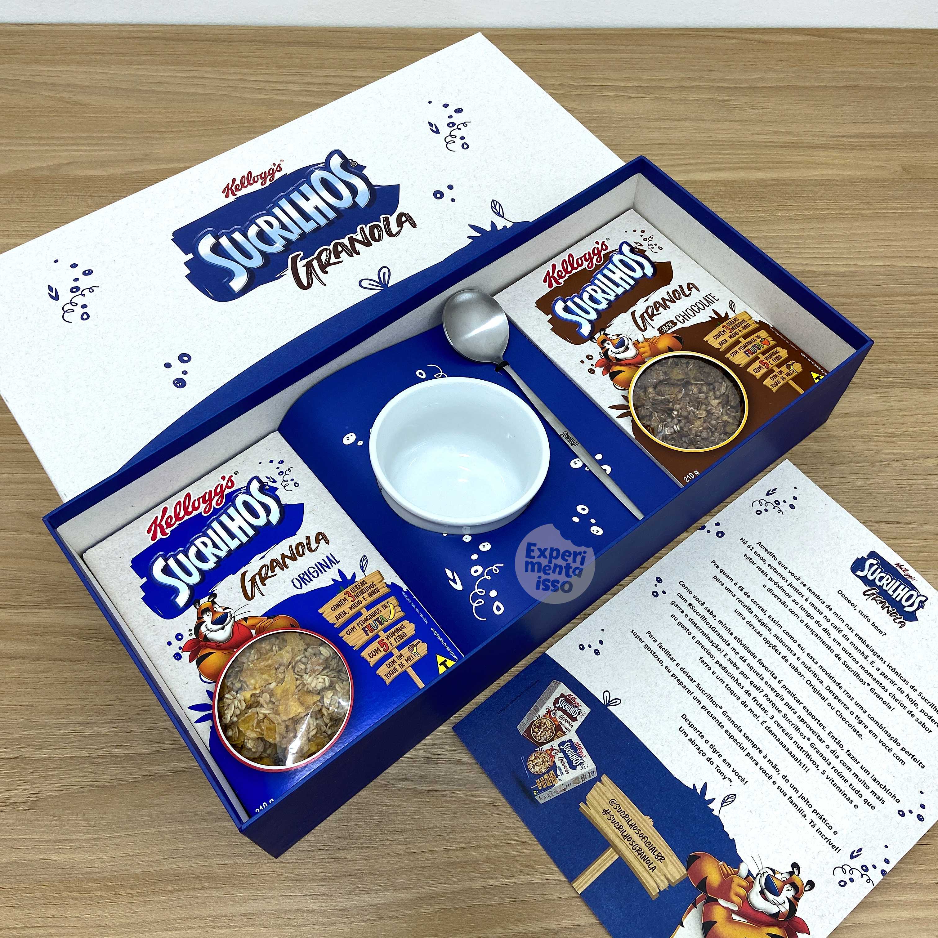 Recebidos Kellogg’s Sucrilhos Granola