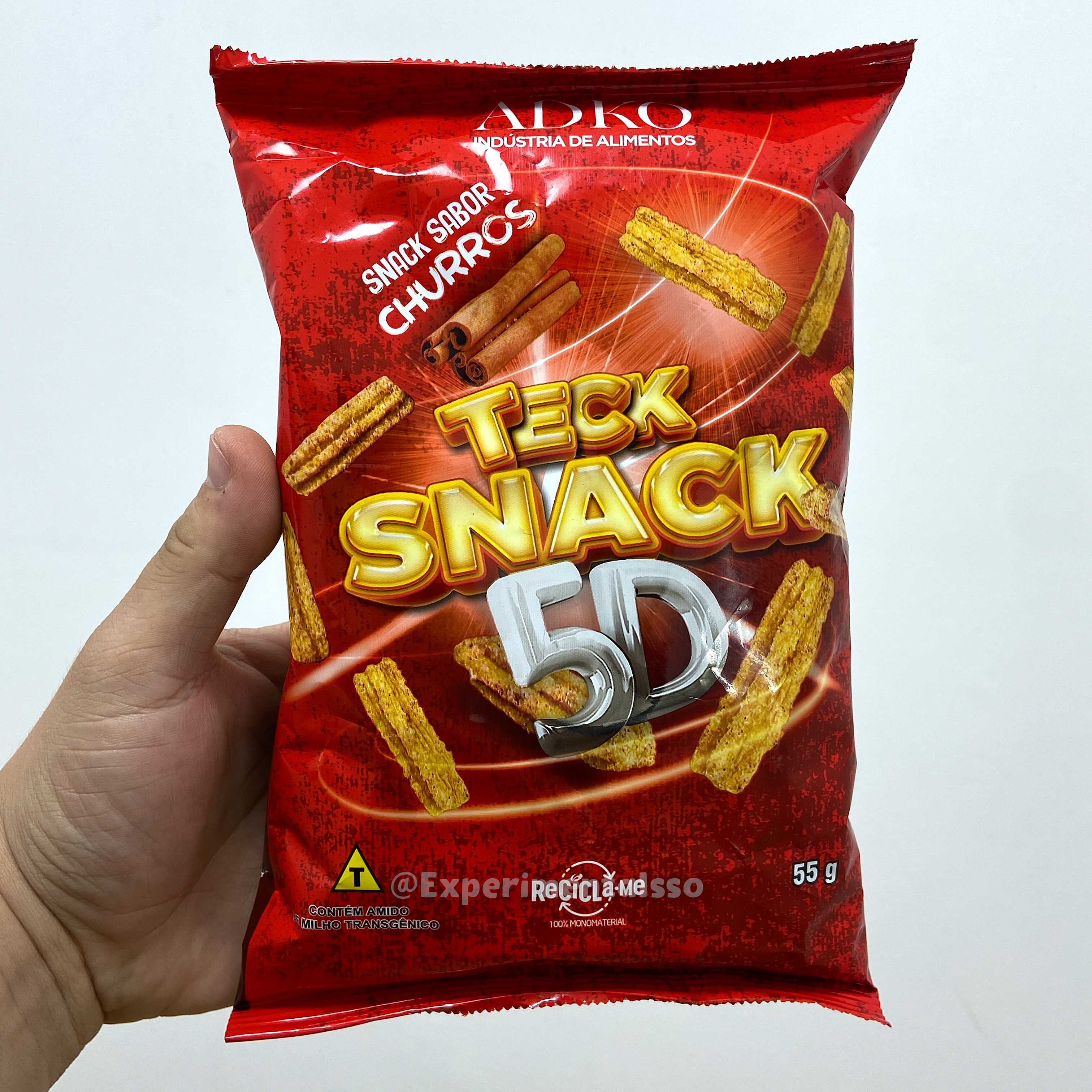 Teck Snack 5D sabor Churros