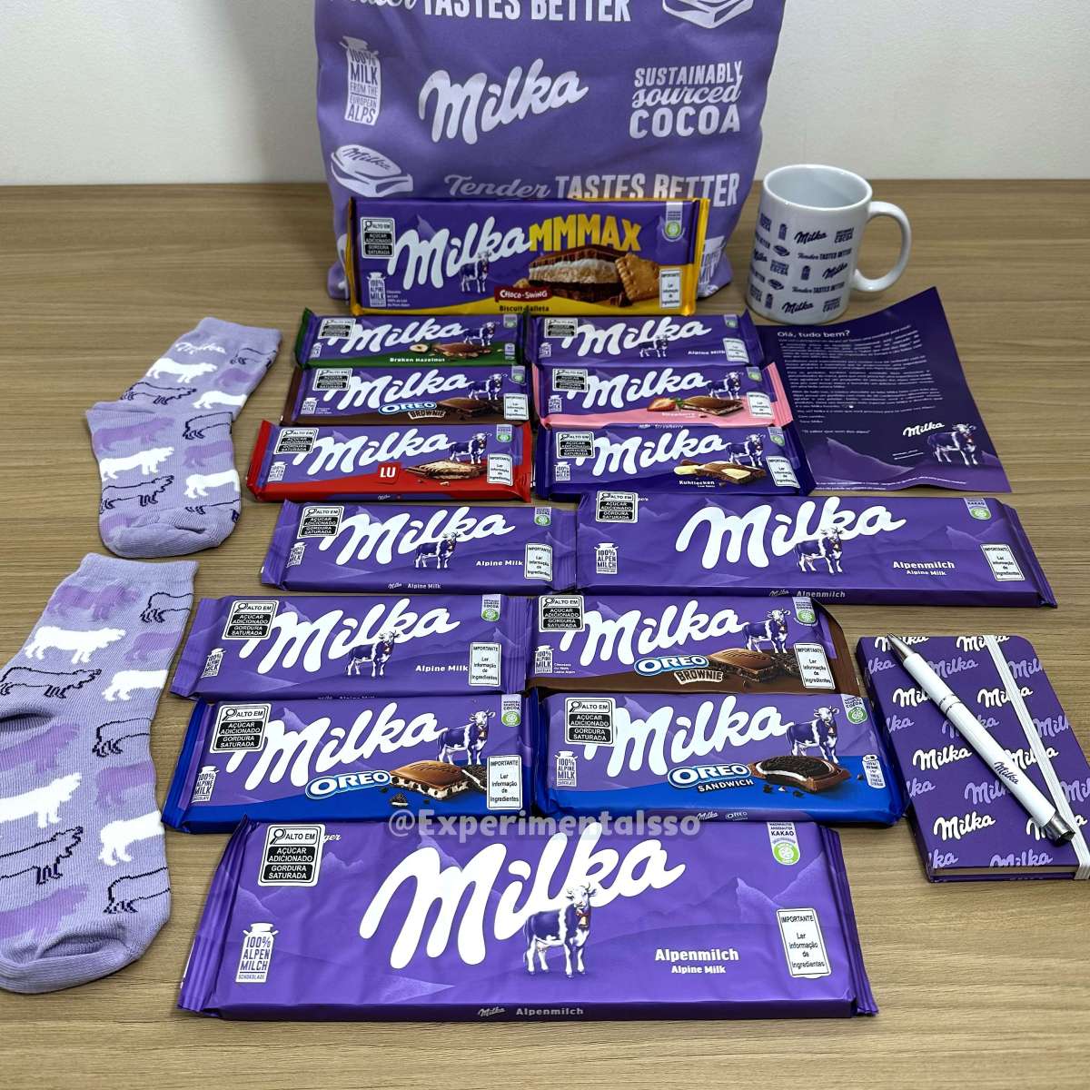 Milka chegou oficialmente ao Brasil! – @ExperimentaIsso