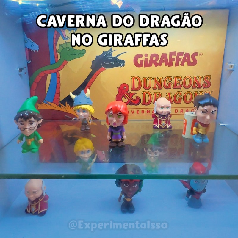 Giraffas Anuncia Coleção de Brinquedos Dungeons and Dragons por R$15,90