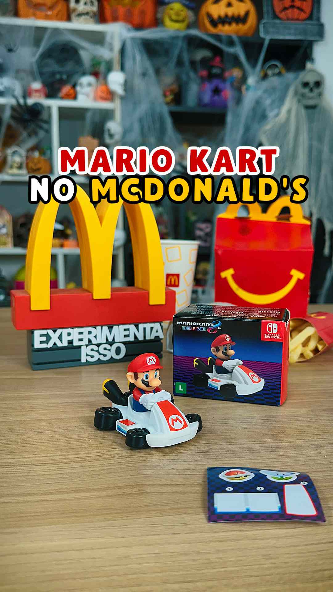 Mario Kart no McLanche Feliz 2024: Conheça os Novos Brinquedos Inspirados no Jogo!
