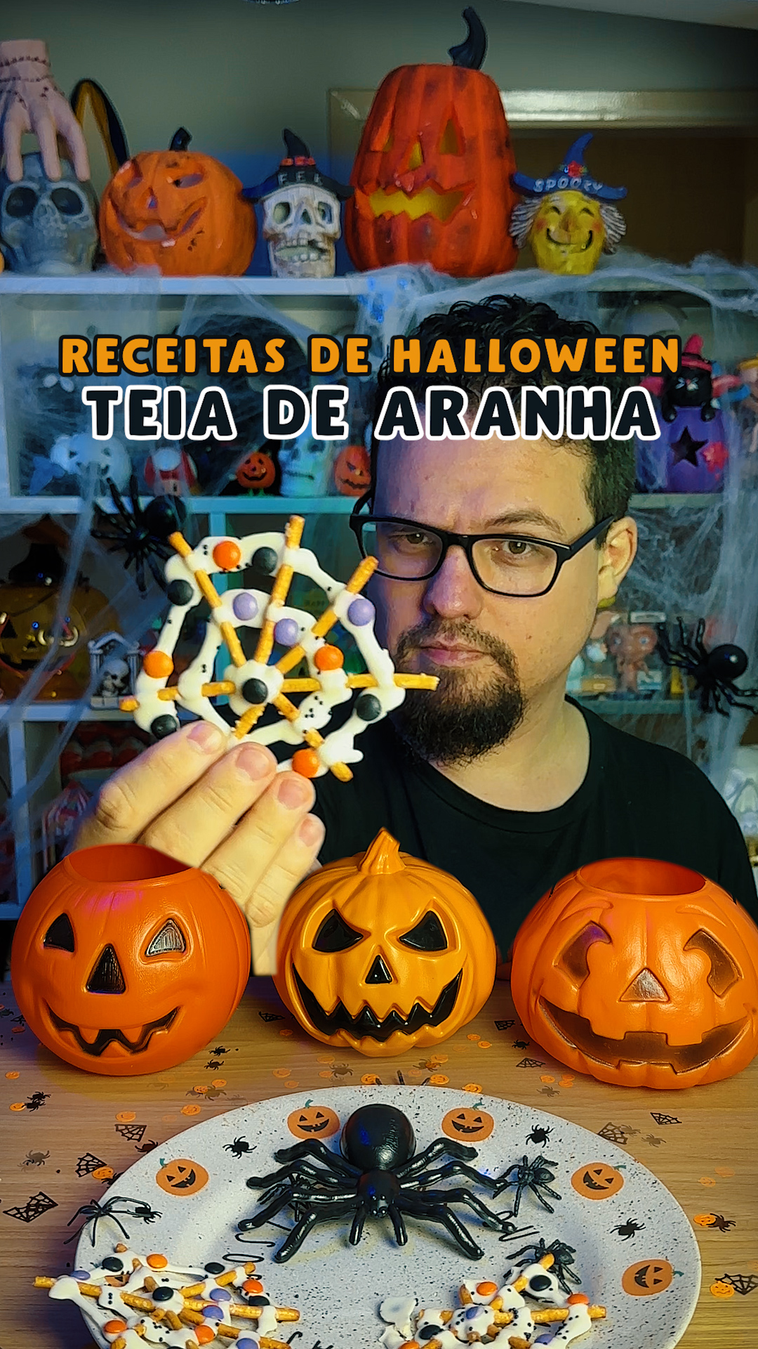 Teia de Aranha de Chocolate: O Docinho Assustador que Vai Fazer Seu Halloween Brilhar!
