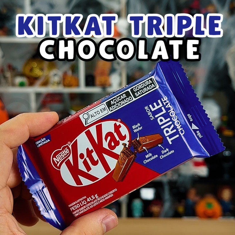KitKat Triple Chocolate: Um Trio de Sabores Para os Amantes de Chocolate!