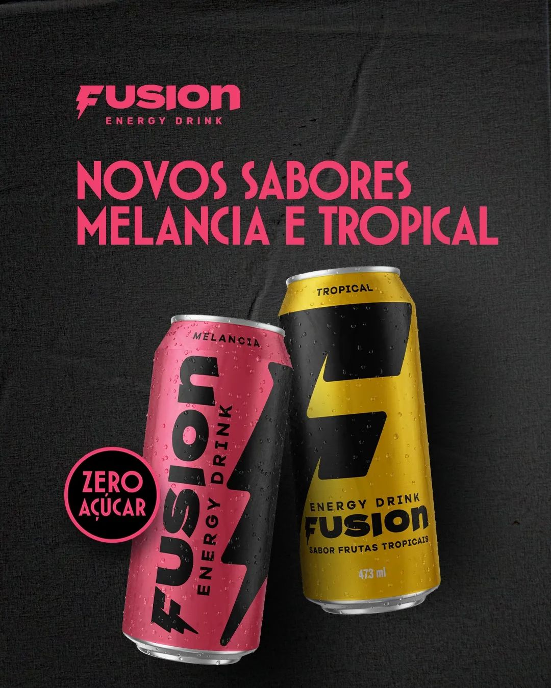 Fusion 2024: Conheça os Novos Sabores Zero Açúcar – Melancia e Tropical