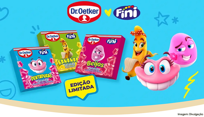 Dr. Oetker e Fini se Unem para Lançar Gelatinas com Sabores Icônicos