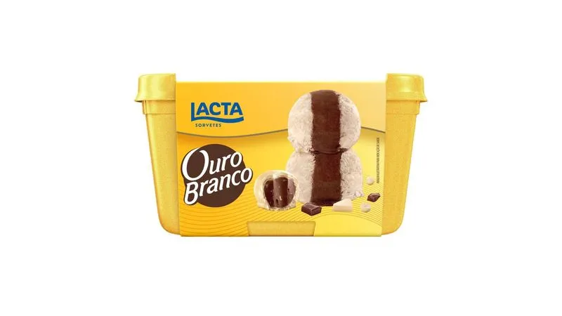 Sorvete Lacta Ouro Branco: Um Clássico Que Ganhou uma Nova Versão Gelada!