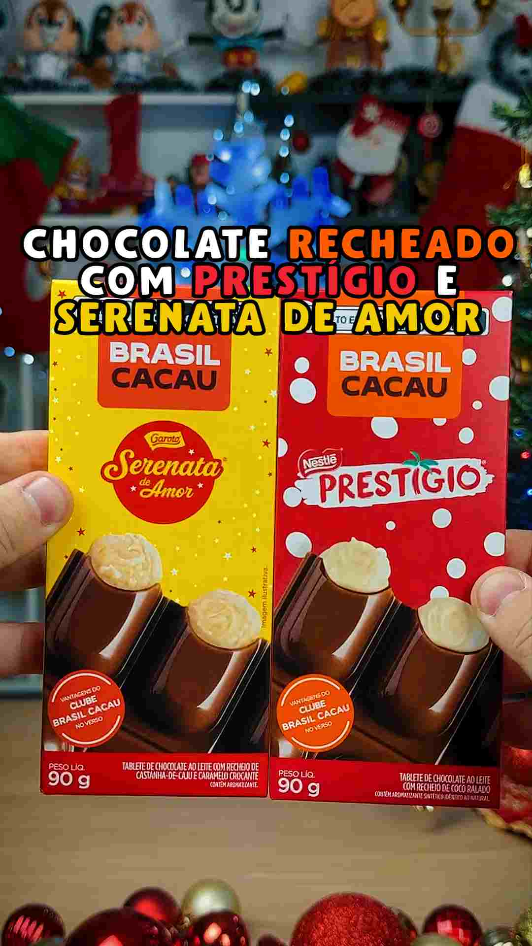 Brasil Cacau Lança Tabletes Recheados de Prestígio e Serenata de Amor: Descubra essas Delícias!