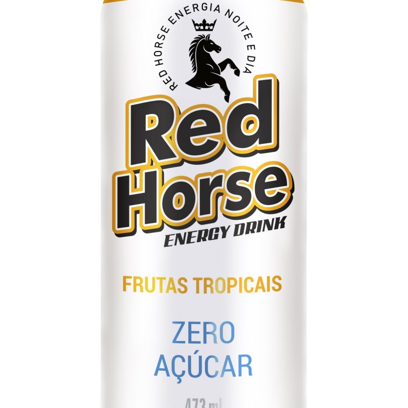 Red Horse Energy Drink – Frutas Tropicais Zero Açúcar