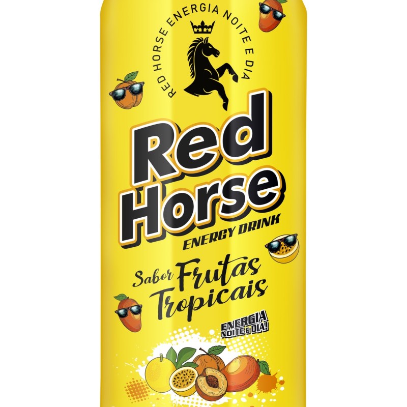 Red Horse Energy Drink – sabor Frutas Tropicais