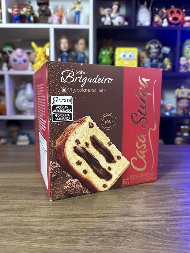 Panettone Brigadeiro Casa Suíça combina chocolate ao leite no Natal 2026