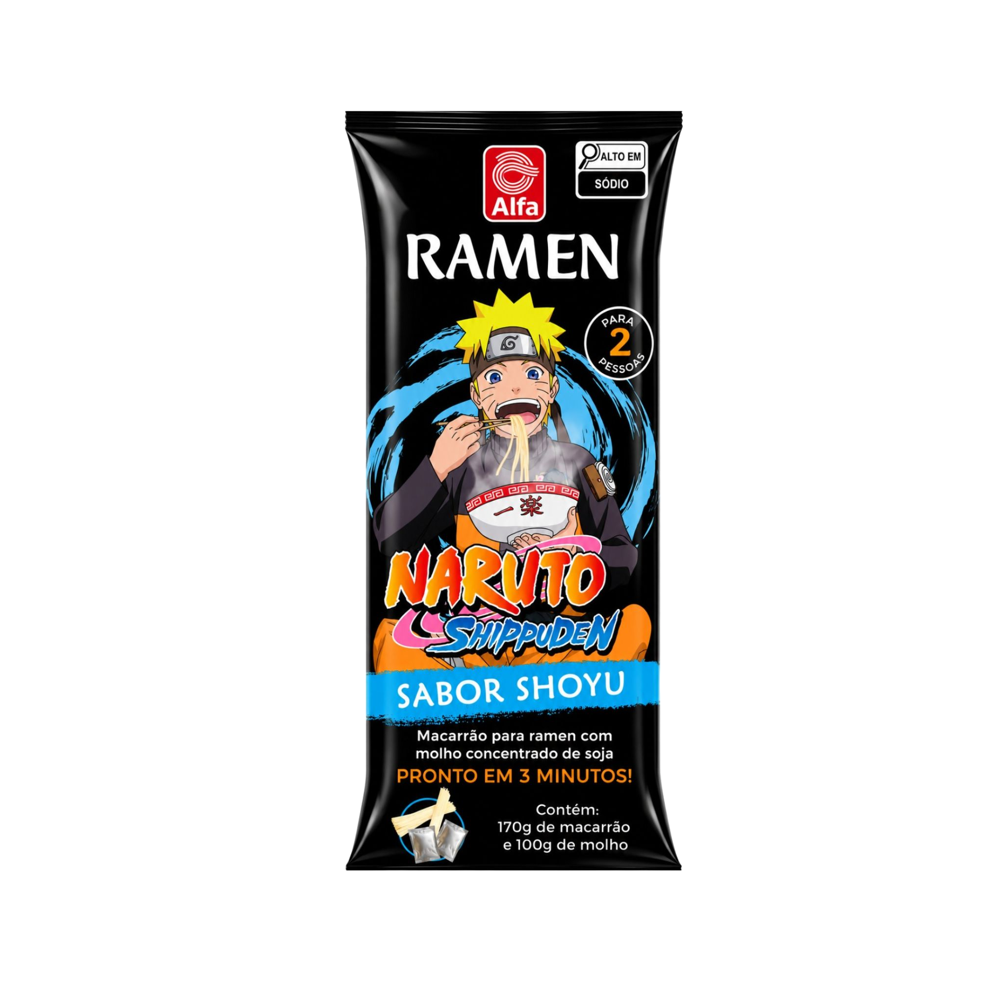 Alfa Ramen Naruto Shippuden sabor shoyu