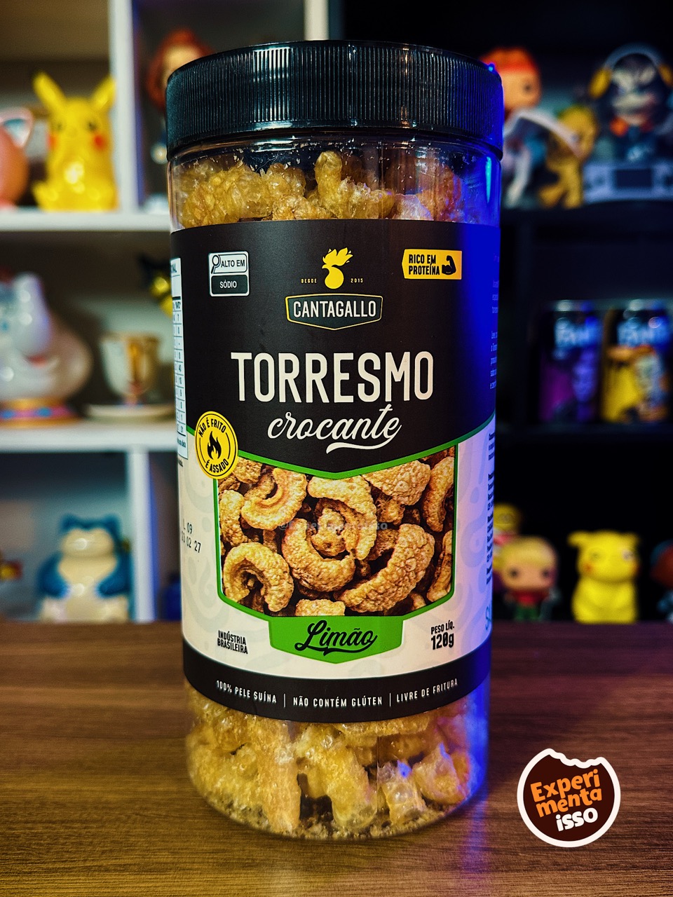 Torresmo Crocante CantaGallo Limão 120g